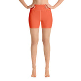 Orange Yoga Shorts